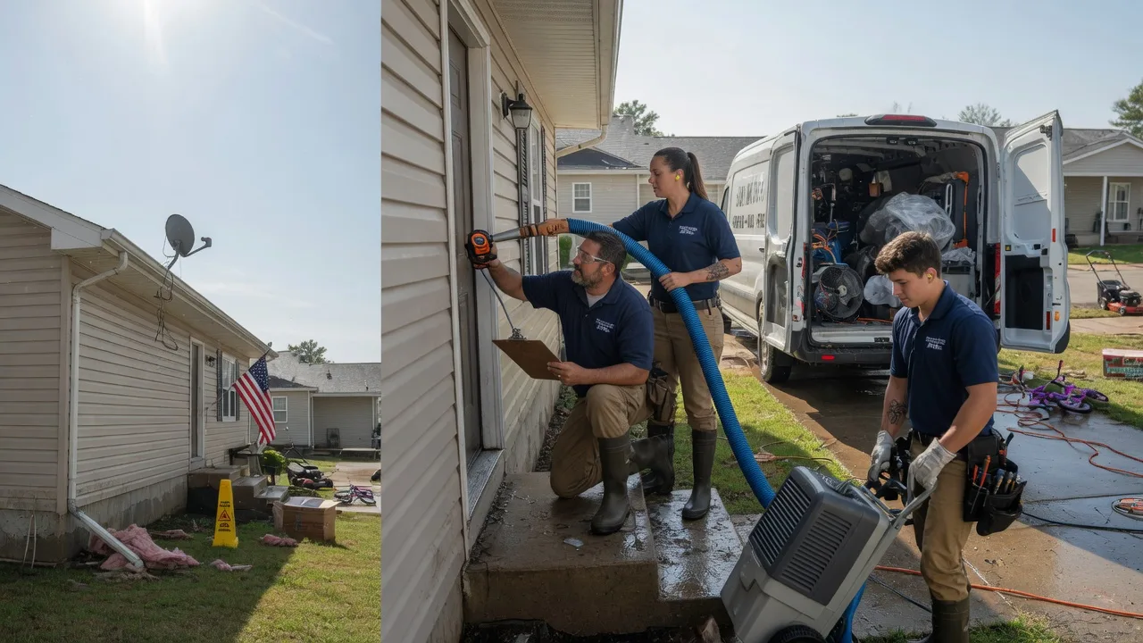 Ceiling Water Damage Restoration in Hamilton, IL near me
